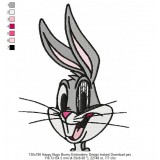 130x180 Happy Bugs Bunny Embroidery Design Instant Download